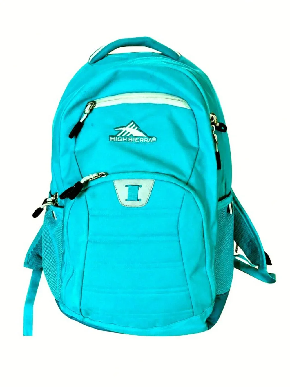 High Sierra Unisex Riprap Water Repellent Everyday Laptop‎ Backpack Aqua Blue